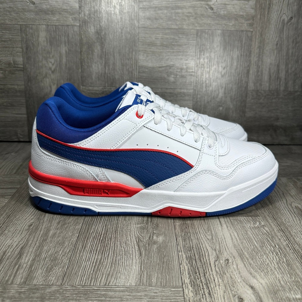 Puma Rebound Retro USA Sneaker Basketball Mens 11 White Blue Red 400197-05 NEW